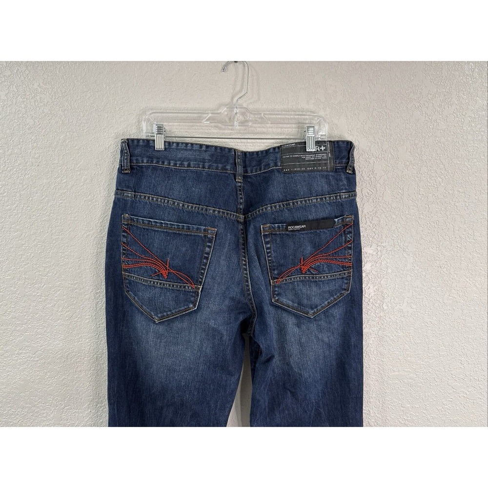 Rocawear Men's Jeans Embroidered  Pockets size 36